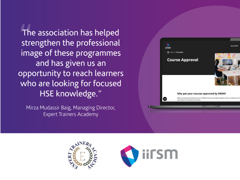 How does course approval with IIRSM benefit your training?